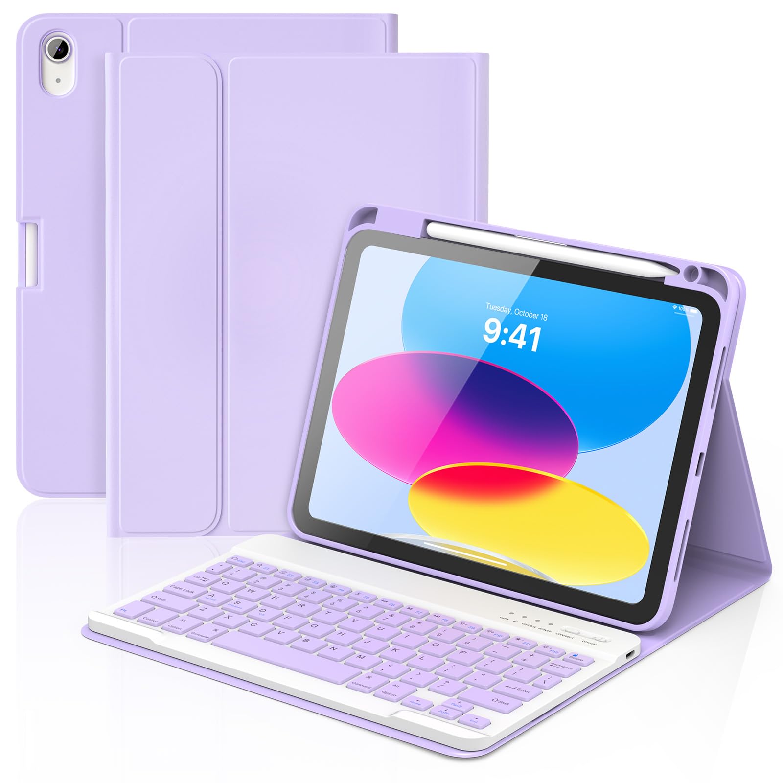 Amazon.co.jp: KBCASE iPad 第11世代/第10世代用ケース キーボード付き